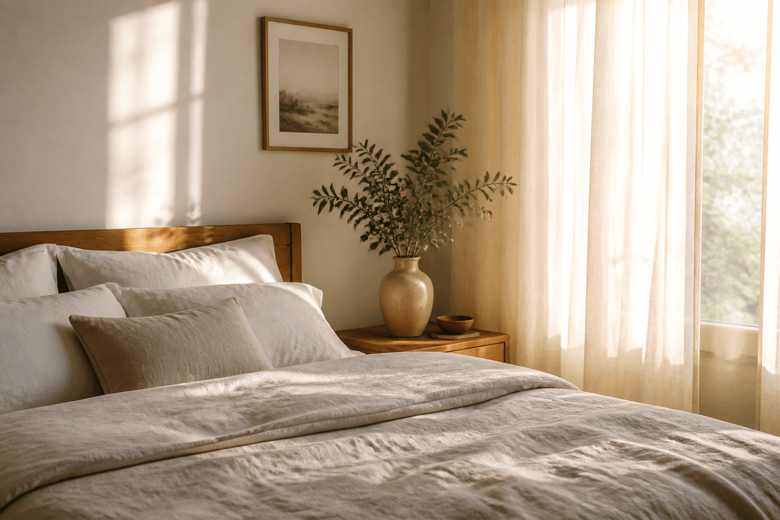neatly made bed in soft morning light for better rest — How to Learn Anything Faster: Active Recall, Spaced Practice & Feedback